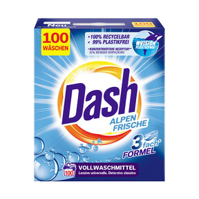 Dash Alpine Frische Washing Powder, 100 washes