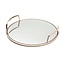 Paldinox Paldinox Gold Plated Round Small Mirror Tray