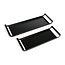 Paldinox Paldinox Set 2 black Rectangle Trays with Handle