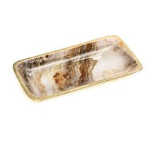 Paldinox Plateau Rectangulaire Marble Gold