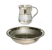 Paldinox Set Hand-wash Cup w/bowl silver