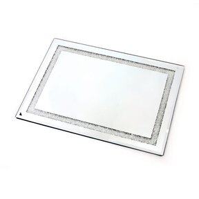 Plateau miroir rectangulaire Paldinox