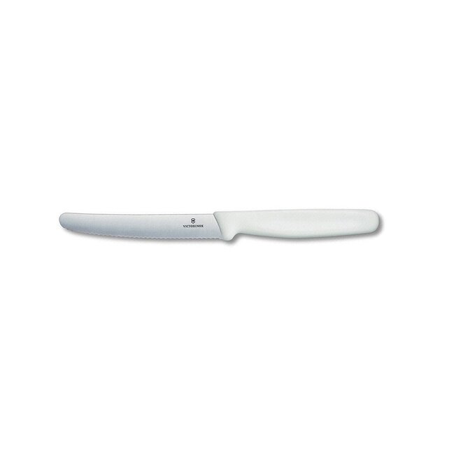 Victorinox Steakmes Rond gekarteld 10cm Wit