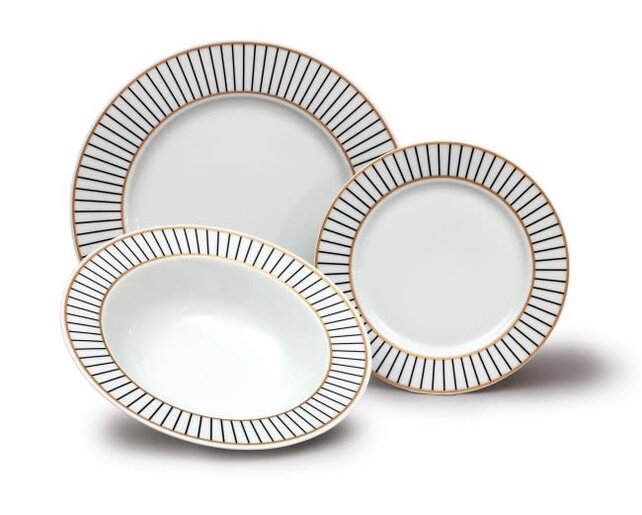 Thun Dinnerware Set Ella Elegance 18-Piece - 6 Persons