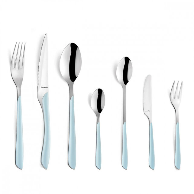 Eclat Mat - 26-delige 'All you need' Bestekset voor 4 personen - Sky Blue