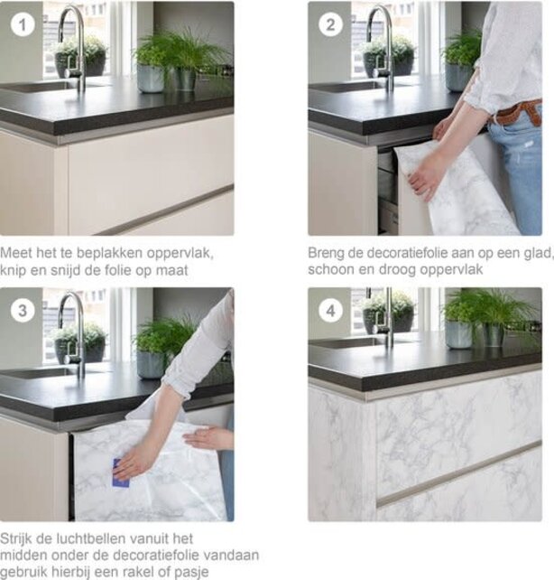 DC-Fix Zelfklevende Decoratiefolie met Marmereffect