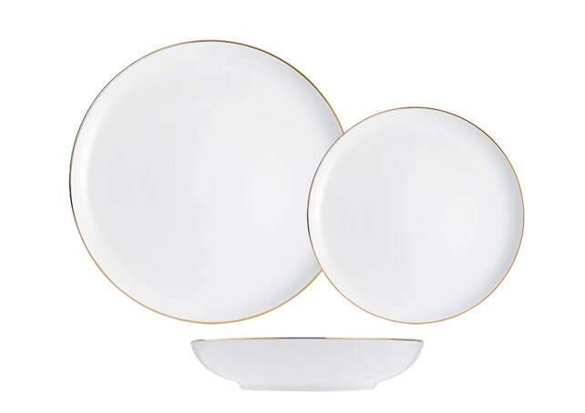Thun Dinnerware Tom Gold 18-Piece