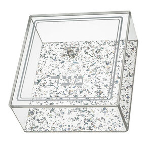 Art Plexiglass Clear Stand for Matzah 22x21 cm