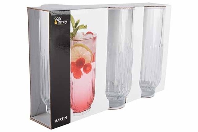 Cosy Moments Glass Tumbler - 39cl - set van 3 - Martin