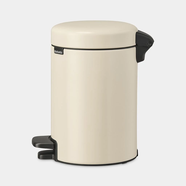 Brabantia NewIcon Pedal Bin, 3L Soft Beige