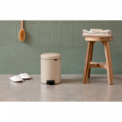 Brabantia NewIcon Pedal Bin, 3L Soft Beige