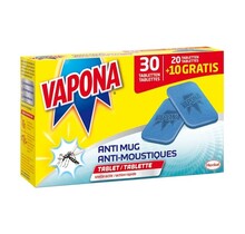 Vapona Anti-Moskito-Nachfülltabletten 20+10 Gratis Tabletten