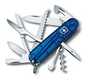 Victorinox Huntsman, 91 mm, Blue Transparent