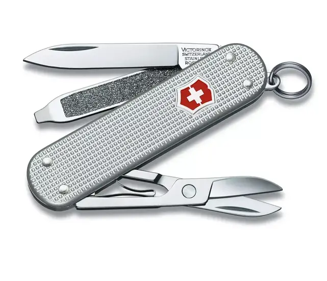 Victorinox Classic SD Alox, 58 mm, Silver