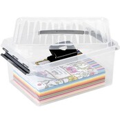 Sunware Q-Line Aufbewahrungsbox 15L Transparent Metallisch