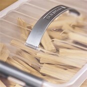 Sunware Q-Line Storage Box 15l Transparent Metallic