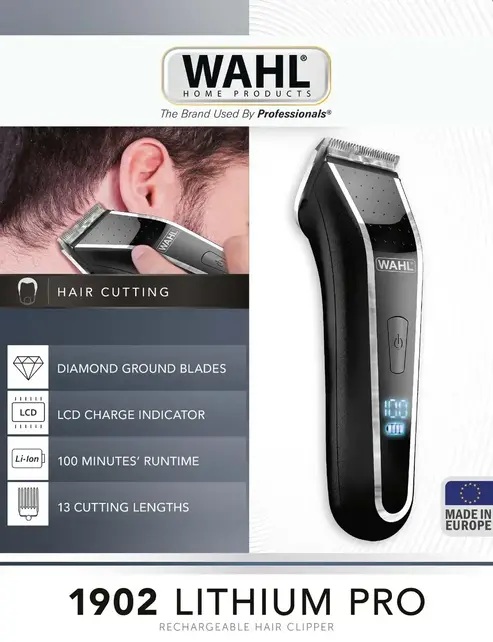 Wahl Tondeuse à cheveux Li-Ion Pro LCD