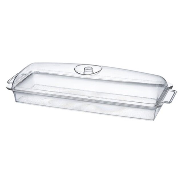 Kingzak Oblong  Tray  with Dome  Lid