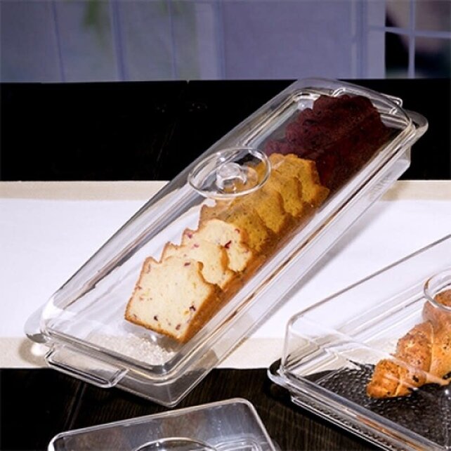 Kingzak Oblong  Tray  with Dome  Lid