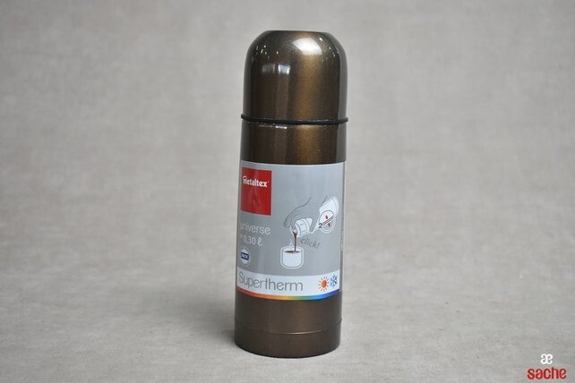 Metaltex Thermosfles Metallic Brown 300ml