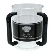 Washing Cup, Clear/Black