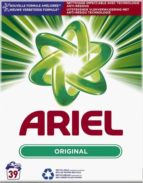 Ariel Waspoeder Original 39 Wasbeurten 2,5 kg