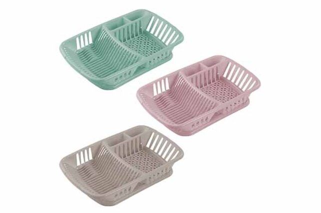 Hega Bali Afdruiprek Met Plateau 3ass 52x32,5xh11cm