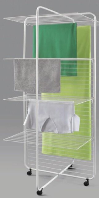 Metaltex Drying Rack Nantes 50M, 4 tiers - White