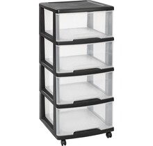 Curver Système de rangement à tiroirs coulissants 4X20 L