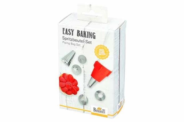 Birkmann Easy Baking Pastry Bag With 6 Nozzles And Adapter