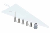 Birkmann Bakers Best Pastry Bag With 5 Nozzles And Adapter