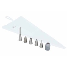 Birkmann Bakers Best Pastry Bag With 5 Nozzles And Adapter