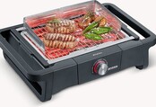 SEVERIN Style Evo Elektrogrill mit Ablage, bis 350°C, optimale Hitzeverteilung, schwarz