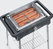 SEVERIN Style Evo Elektrogrill mit Ablage, bis 350°C, optimale Hitzeverteilung, schwarz