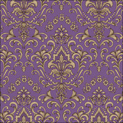 Napkins Baroque Ornament Purple
