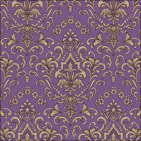 Napkins Baroque Ornament Purple