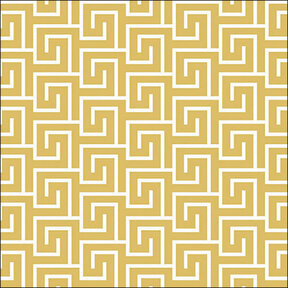 Napkins Greek Key Gold/white