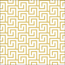 Napkins Greek Key White/Gold