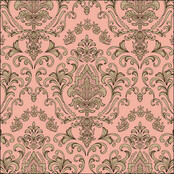 Ambiente Napkins Baroque Ornament Salmon