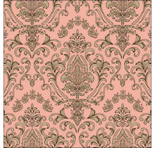 Ambiente Napkins Baroque Ornament Salmon