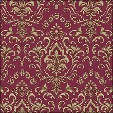 Napkins Baroque Ornament Bordeaux