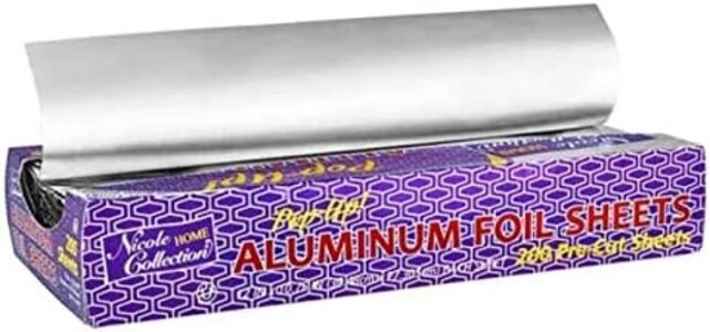 Pre-Cut  Aluminum Foil Sheet 200 Vellen, 30.5 x 27 cm