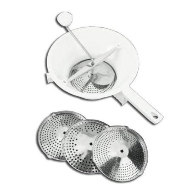 Metaltex - Passeerzeef - Groentezeef - 20 cm - 3 bladen