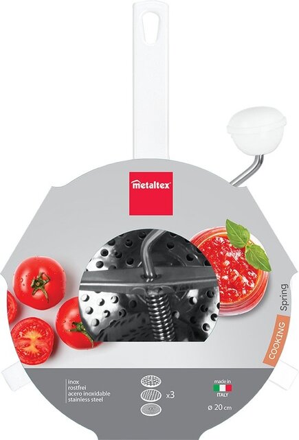 Metaltex Food Mill - 20 cm - 3 Blades
