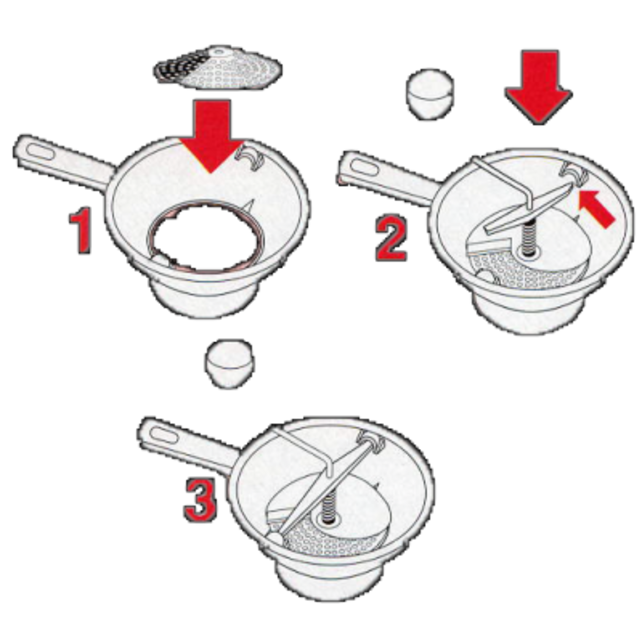 Metaltex Food Mill - 20 cm - 3 Blades
