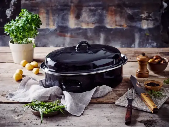 Beka Oval Roasty'Cook With High Dome Lid 42 Cm