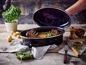 Beka Oval Roasty'Cook With High Dome Lid 38 Cm