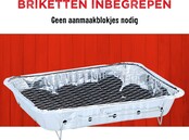 BBQ Collection Disposable BBQ - Charcoal Barbecue - Mini Table - 31x 24 x 4.8 CM