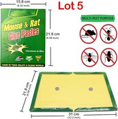 Mausefalle, Rattenfallen, Maus-Klebetafeln, Anti-Mäuse-Anti-Ratten