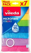 Vileda COLORS MAXIPACK Microfiber Cloths (7 Pack)
